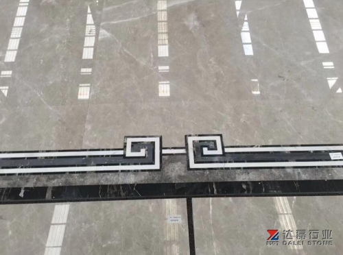 Elengance Grey Marble Polished Lobby Floor Tiles