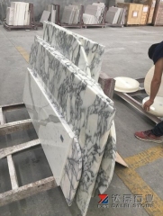Calacatta White Marble Round Table Tops Coffee Table Tops