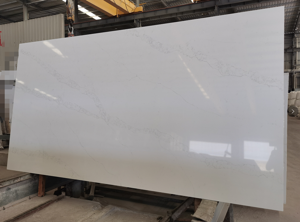 Calacatta White Quartz Big Slabs