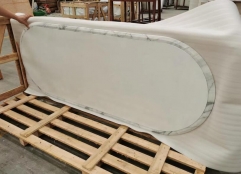 Carrara White Marble Table Top Coffee Table Polished