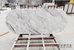 Carrara White Marble Table Top Coffee Table Polished