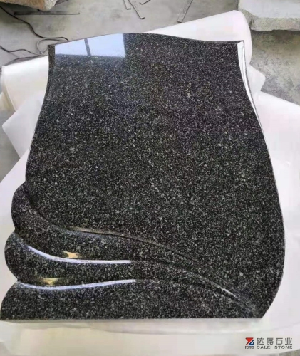 Snow Black Snow Green Black Granite Tombstone Monument Headstone