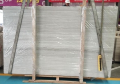 White Wooden Marble Polished Slabs Tiles On Sale Discount Price