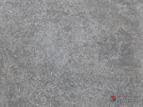 Blue Limestone Flamed Tiles Factory Cutting