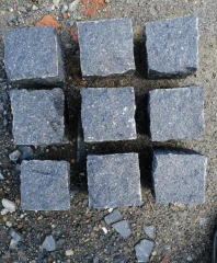 Orginal g684 Black Basalt Natural Split Cube Stone