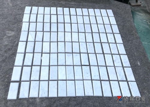 White Marble Carrara White Subway Tiles Thin Tiles