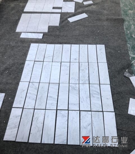 Honed Carrara White 300x100x10mm Subway Tiles