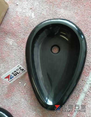 Mongolia Black Granite Wash Basins 600x400x100