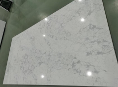 The Newest Design White Quartz Slabs 90% Similar Marble