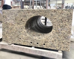 Amarello Gold Granite Countertops Factory Cutting