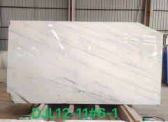 Dior White Marble Slabs With Nice White Color and Grey Veins