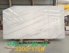 Dior White Marble Slabs With Nice White Color and Grey Veins