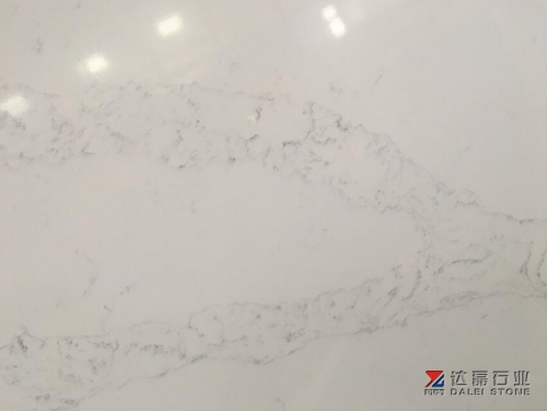 Calacatta Quartz Big Slabs White Quartz Kitchen Countertops Supplier