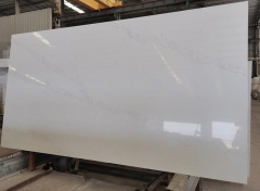 Calacatta Quartz Big Slabs White Quartz Kitchen Countertops Supplier