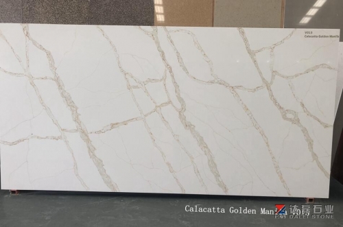 Calacatta Golden Manila Quartz Big Slabs Quartz Tile Quartz Islands Tops