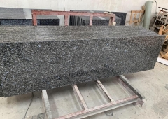 Sea Blue Granite Polished Small Slabs For Countertops