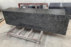 Sea Blue Granite Polished Small Slabs For Countertops