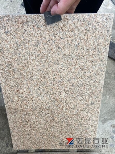 Yellow Rusty Granite G682 Bush Hammered Tiles