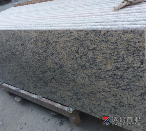 Giallo Santa Cecilia Granite Tiles Slabs Polished For Wall Cladding Project