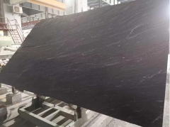 Via Lactea Black Granite Flamed Slabs Flamed Tiles