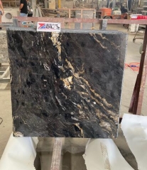 Cosmic Black Granite Tiles Polished Cut To Size