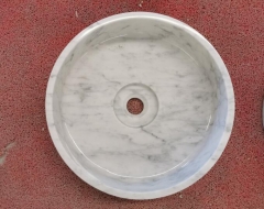 Carrara White Wash Basins Factory Wholesale