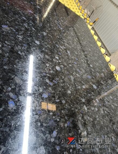 Volga Blue Labradorite Granite Slabs Kitchen Countertops