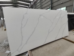 White Quartz Big Slabs Wholeslae Quartz Calacatta White