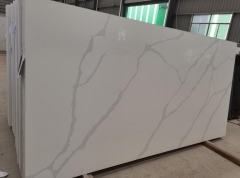 White Quartz Big Slabs Wholeslae Quartz Calacatta White