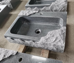 Granite G654 Wash Basins Polished and Natural Split Finish Way