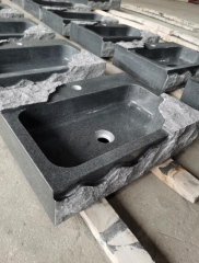 Granite G654 Wash Basins Polished and Natural Split Finish Way