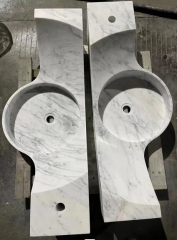 White Marble Carrara White Wash Bains Special Good Design