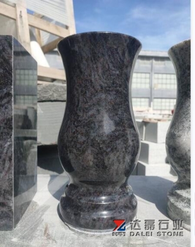 Bahama Blue Vase Wholesale Factory Producing Tombstone