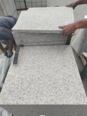 Cheapest Pink Granite Tiles Flamed Pink Color