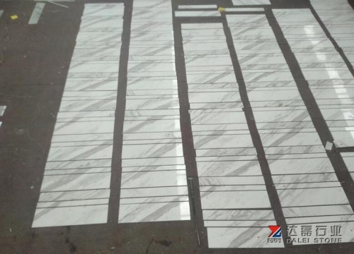 Volakas White Marble Tiles Marble Steps Stairs