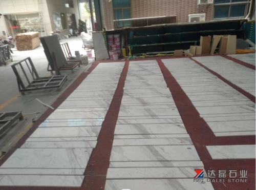 Volakas White Marble Tiles Marble Steps Stairs