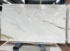 China Calacatta White Big Slabs Marble Projects