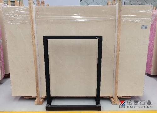 Crema Marfil Marble Big Slabs Beige Color Polished Finish Way