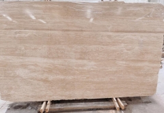 Turkey Beige White Travertine Marble Big Slabs