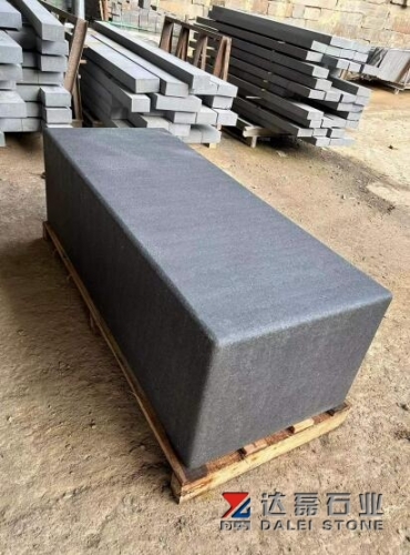 Black Basalt Paving Stone All Sides Flamed Brush