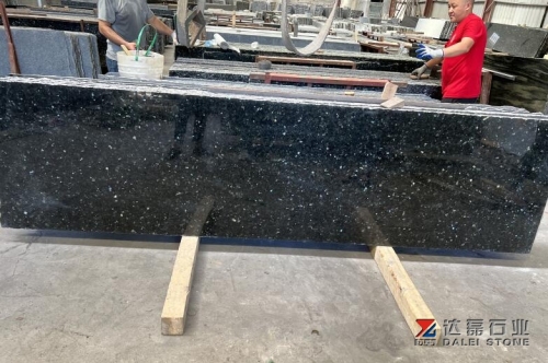 Emerald Pearl Granite Slabs Polished For Countertops