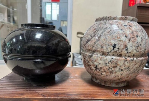 Round Design Vase For Tombstone Monuments China Factory