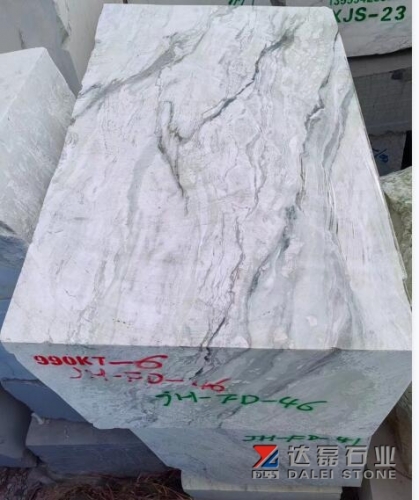 China Local White Calacatta Marble Blocks New Arrival