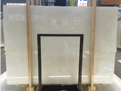 Crystal White Onyx Big Slabs With Competitive Price