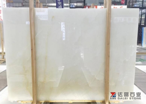 Crystal White Onyx Big Slabs With Competitive Price