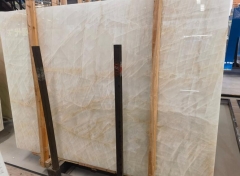 Crystal White Onyx Big Slabs With Competitive Price