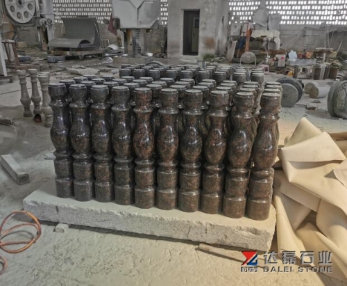 Tan Brown Granite Baluster For Projects