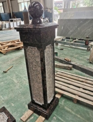 Tan Brown GRanite Balustrade King Post