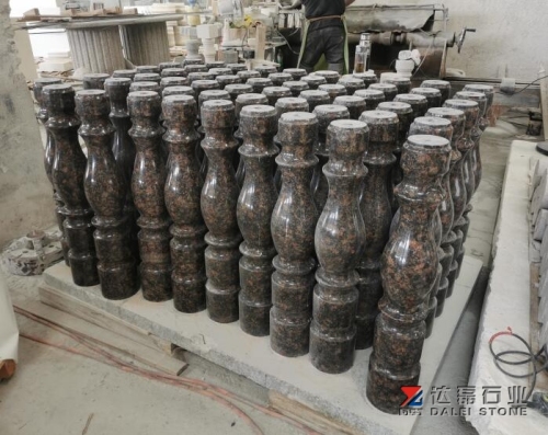 Tan Brown Granite Baluster For Projects