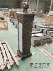 Tan Brown GRanite Balustrade King Post